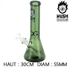 Bang en verre Australe Kush Bong H:30cm Dia:55mm teal